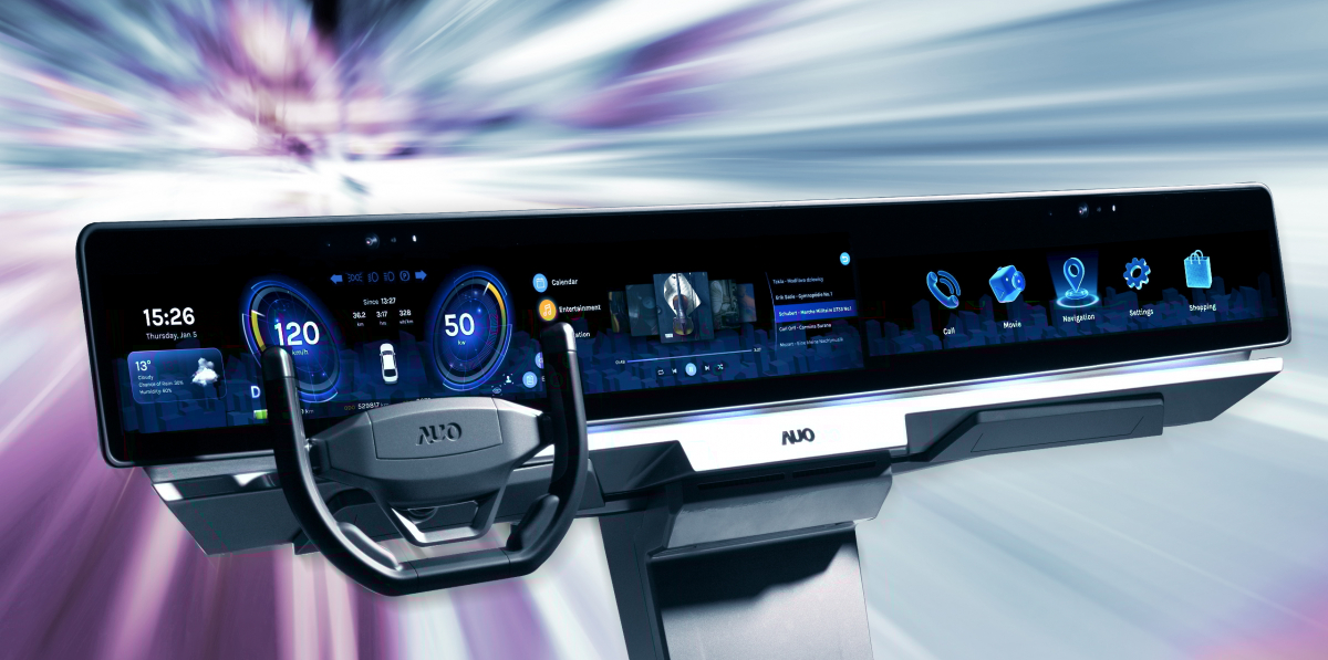 jinnian金年会FIDM Plus 一体化显示方案导入AmLED显示技术并整合多项感测技术，打造沉浸式、互动的座舱体验