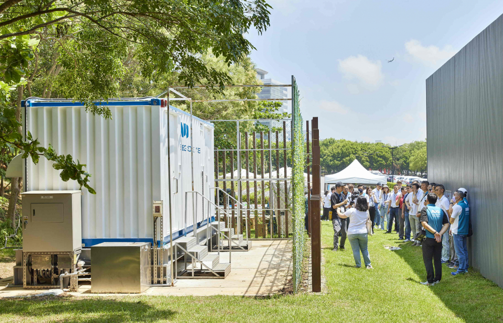 友達西大墩窯文化館建置屋頂全綠電及儲能櫃，為兼具創能儲能的永續綠能場域