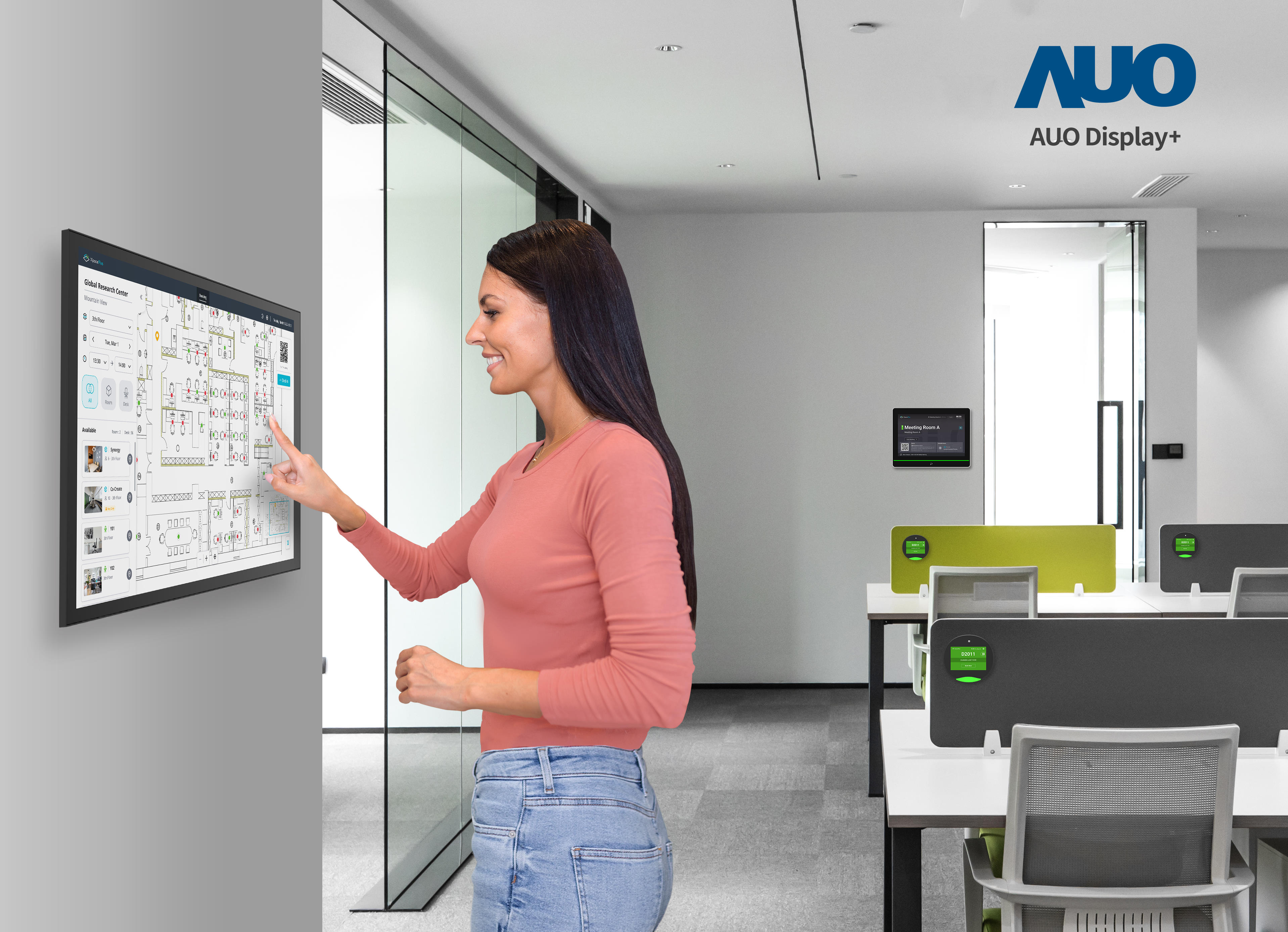 达擎会议空间管理解决方案可应用于空间预约和管理流程，将办公空间的查询、预约和保留等流程自动化，为用户提供更灵活、弹性的工作模式