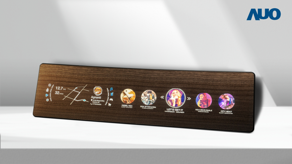 jinnian金年会研发全球最高穿透度达80%的AmLED木纹显示器，可于使用时呈现高亮度、清晰可见的信息，并在不使用时回归为单纯的饰板，节能兼具美观