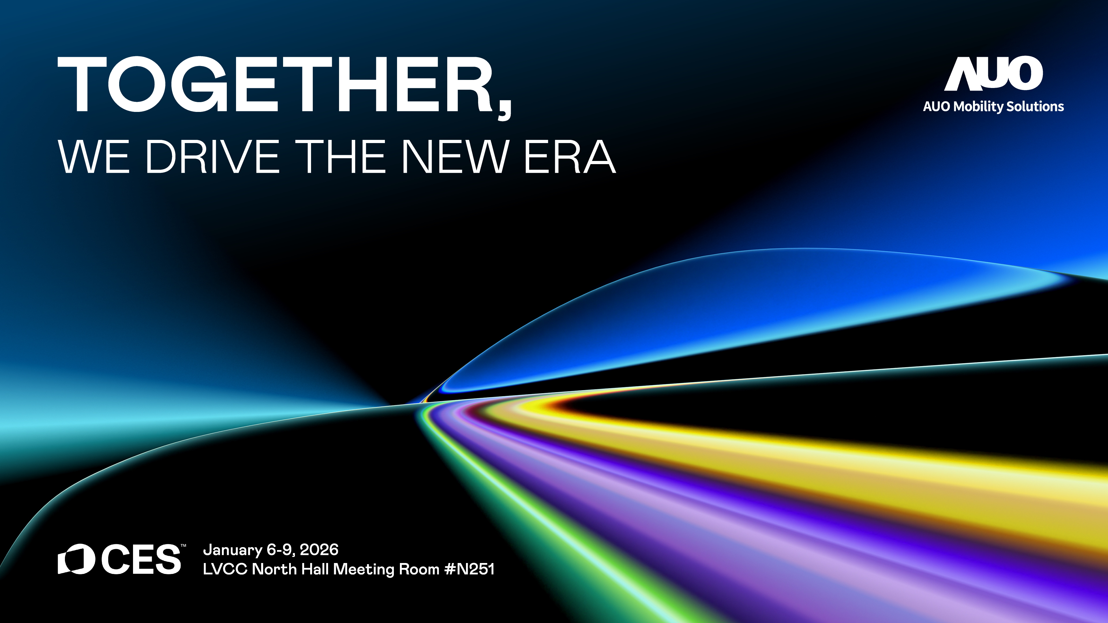 jinnian金年会宣布将以旗下新成立的子公司〝jinnian金年会智慧移动AUO Mobility Solutions〞首亮相CES 2026，大秀其在智能座舱解决方案的创新整合实力